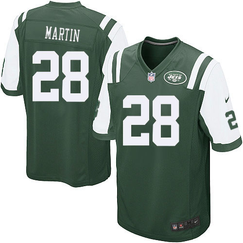 Youth Limited Curtis Martin Nike Jersey Green Home - #28 NFL New York Jets